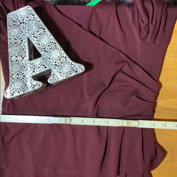 Talbots; Cranberry Red midi dress; Mp - Picture 8 of 8